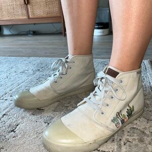 Women's High-Top Canvas Sneakers